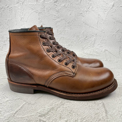 [Good Condition] RED WING BLACKSMITH 9161 Plain Round Work Boots, Brown, US 7.5D / 25.5cm [W3458]