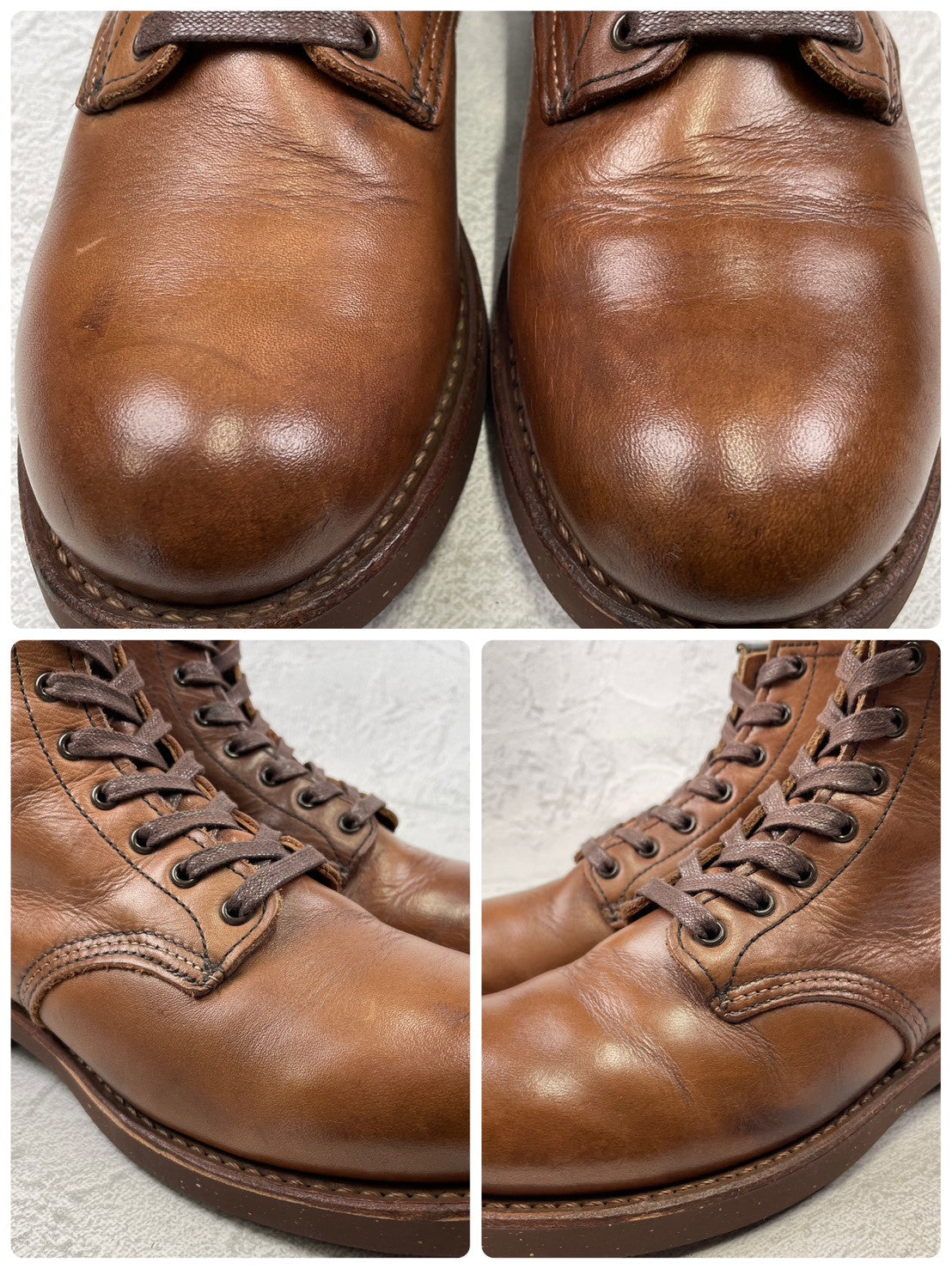 [Good Condition] RED WING BLACKSMITH 9161 Plain Round Work Boots, Brown, US 7.5D / 25.5cm [W3458]