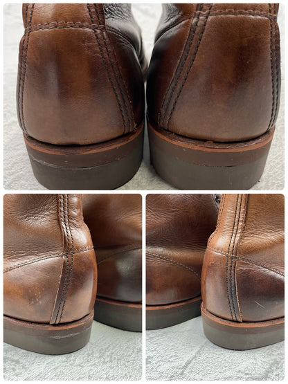 [Good Condition] RED WING BLACKSMITH 9161 Plain Round Work Boots, Brown, US 7.5D / 25.5cm [W3458]