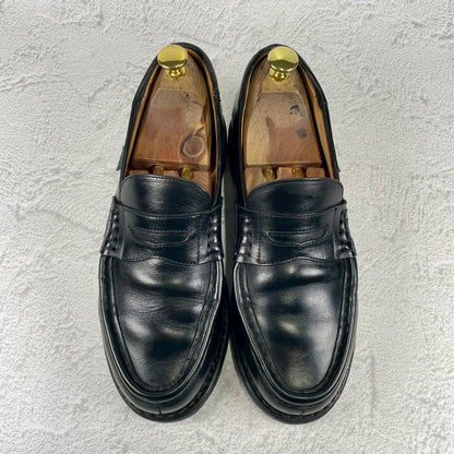 [Good Condition] Paraboot REIMS Penny Loafer in Beef Saddle Black, UK7 / Size 25.5cm [W3461]