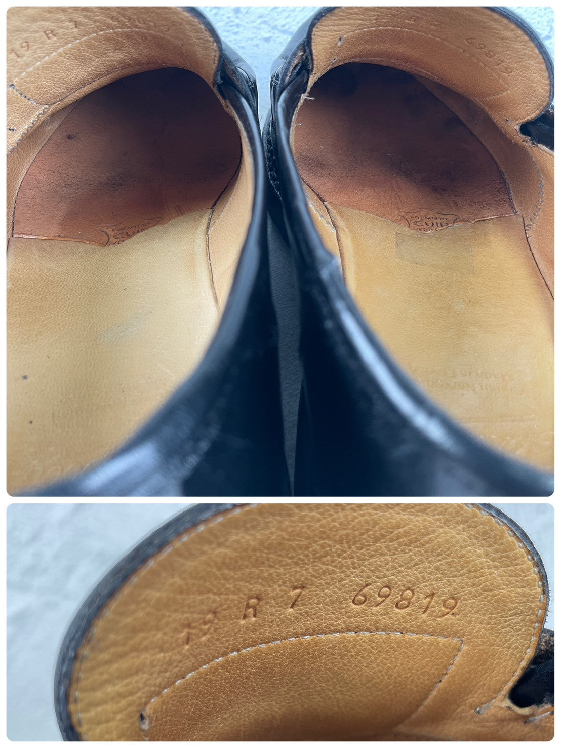 [Good Condition] Paraboot REIMS Penny Loafer in Beef Saddle Black, UK7 / Size 25.5cm [W3461]