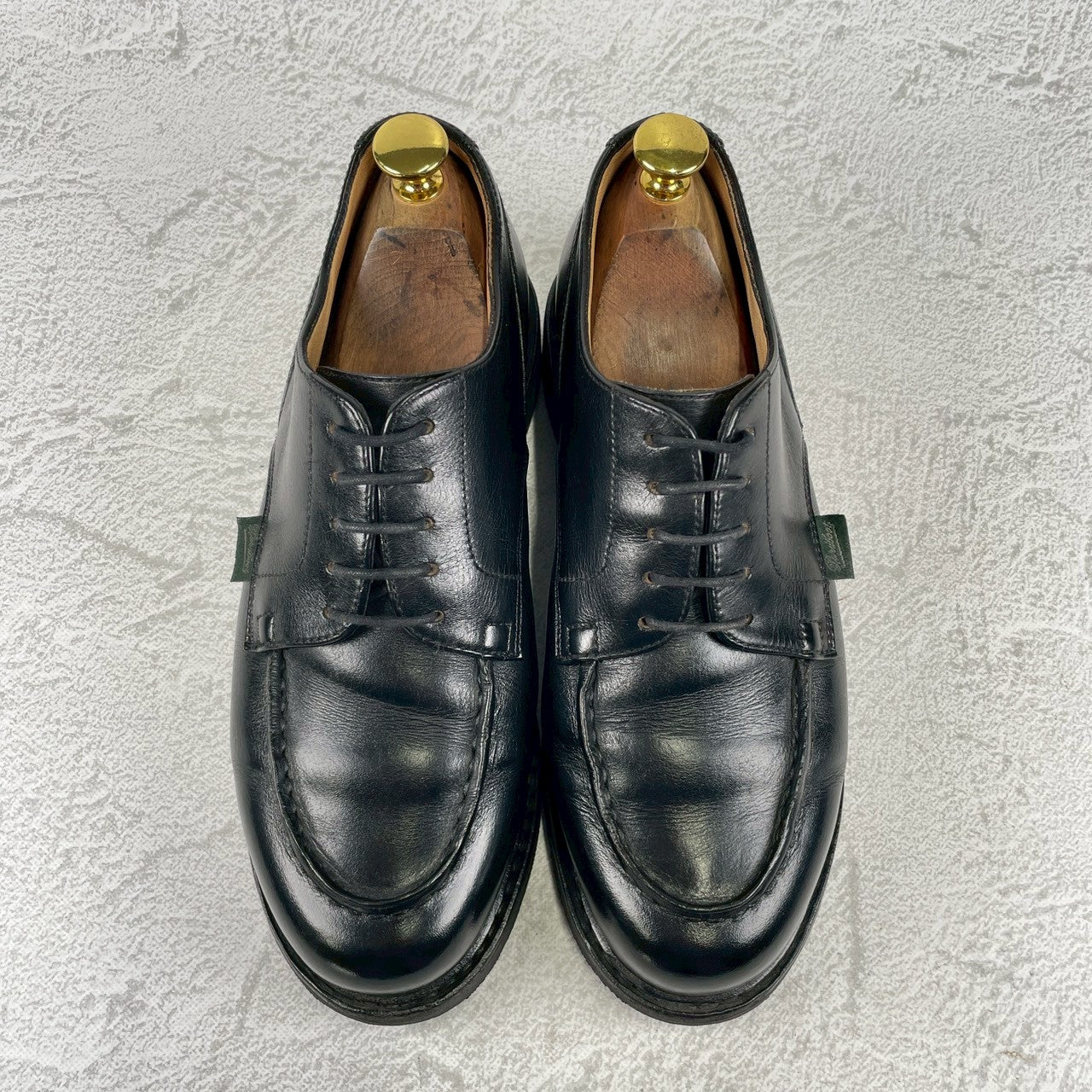 [Good Condition] Paraboot CHAMBORD U-Tip Wingtip Boots, Black, NOIR, UK5, Size 23.5cm [W3462]