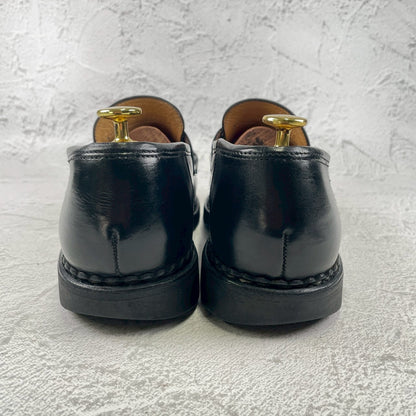 [Good Condition] Paraboot REIMS Penny Loafer in Beef Saddle Black, UK7 / Size 25.5cm [W3461]