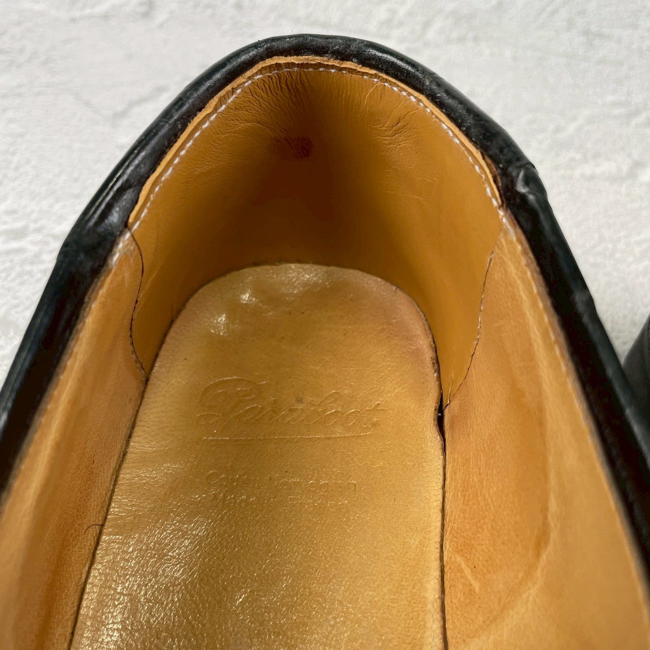 [Good Condition] Paraboot REIMS Penny Loafer in Beef Saddle Black, UK7 / Size 25.5cm [W3461]