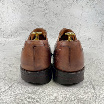 [Repaired] Crockett &amp; Jones MORETON U-Tip Ridgeway Boots, Brown, UK8, Size 26.5cm (W3463).