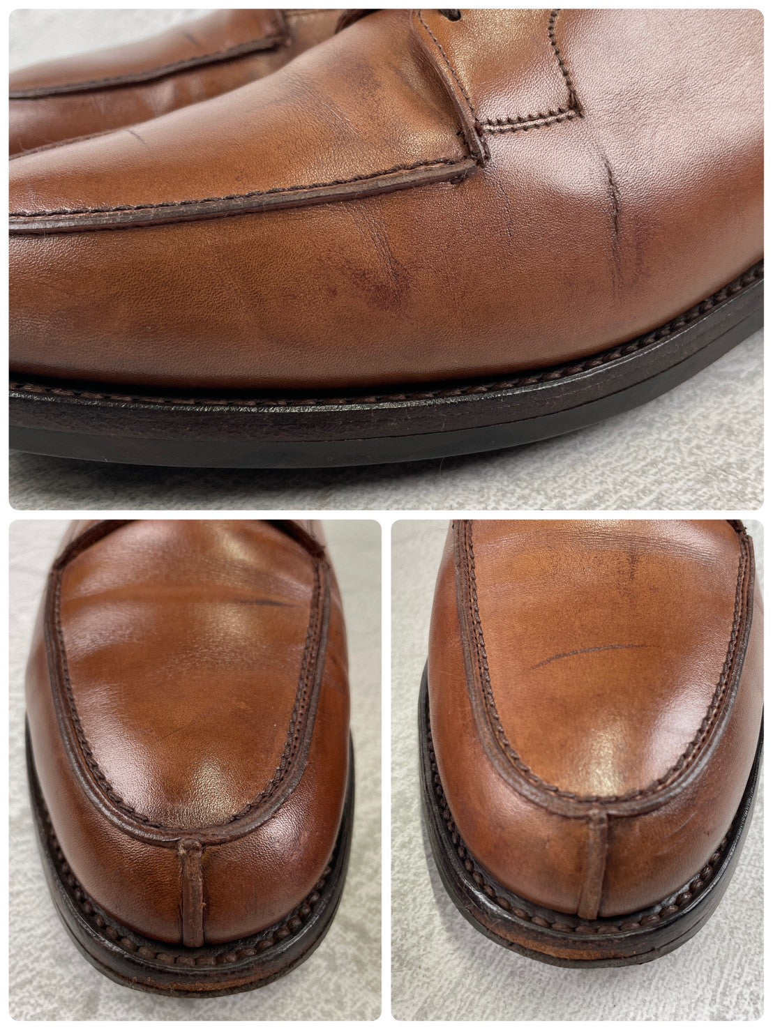 [Repaired] Crockett &amp; Jones MORETON U-Tip Ridgeway Boots, Brown, UK8, Size 26.5cm (W3463).