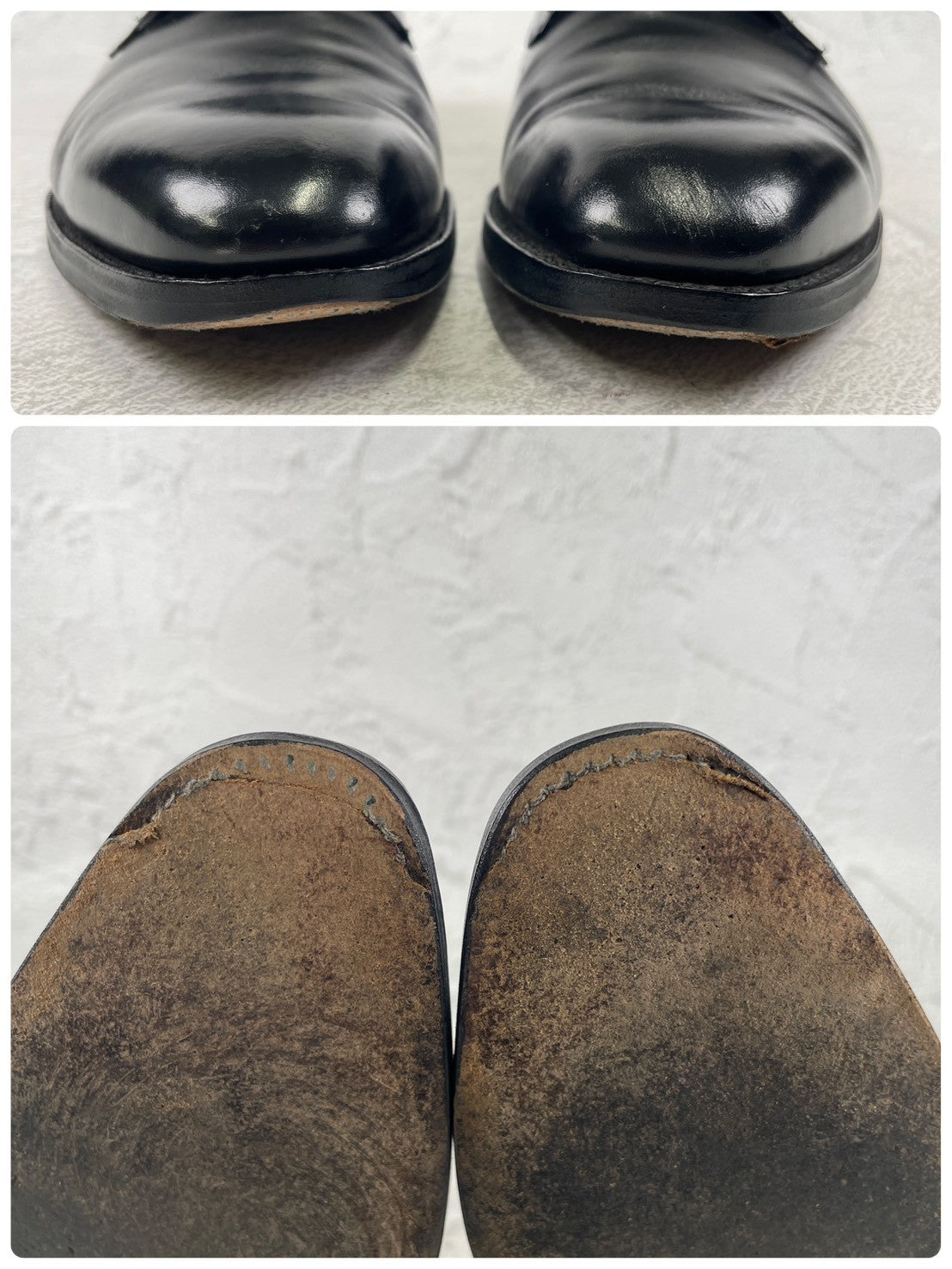 JOSEPH CHEANEY &amp; SONS Joseph Cheaney EDIFICE Exclusive Plain Wingtip Boots with 3 Eyelets, Lap Stitching, Hidden Channel, Black, UK 6.5 / 25cm [W3464]