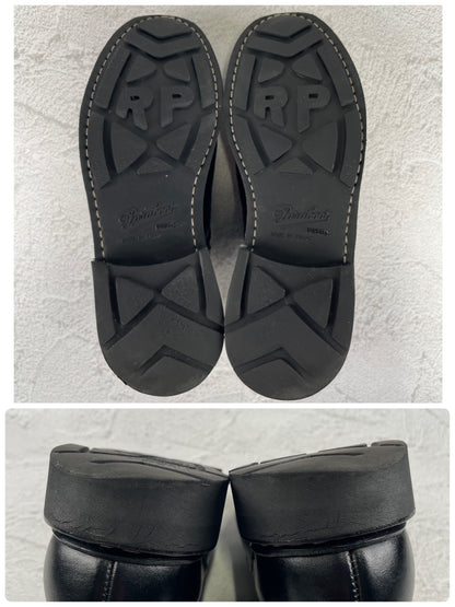 [Good Condition] Paraboot CHAMBORD U-Tip Wingtip Boots, Black, NOIR, UK5, Size 23.5cm [W3462]