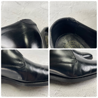 JOSEPH CHEANEY &amp; SONS Joseph Cheaney EDIFICE Exclusive Plain Wingtip Boots with 3 Eyelets, Lap Stitching, Hidden Channel, Black, UK 6.5 / 25cm [W3464]