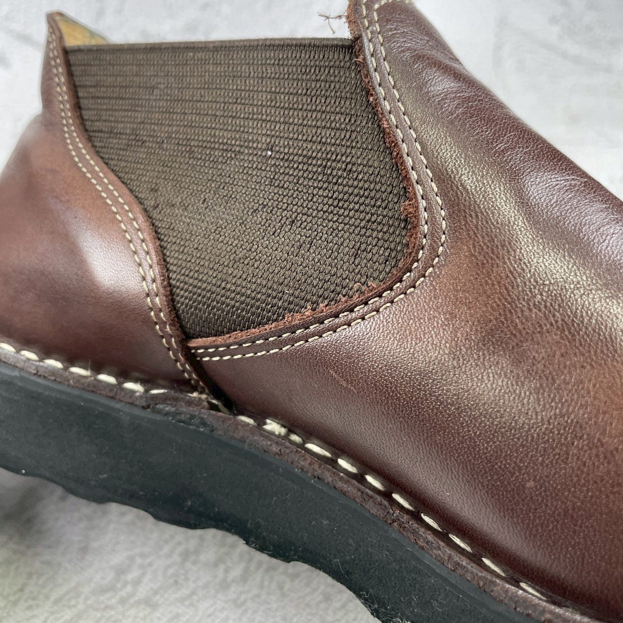 Danner D910005 Side Gore Shortcut Boots, Stitch-Down Construction, Brown, US8 / 26cm [W3466]