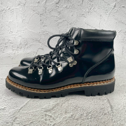 [Excellent Condition] Paraboot AVORIAZ Trekking Boots in Black, Glass Scarf, UK7 (Size 25.5cm), Exclusive to UNITED ARROWS [W3467]