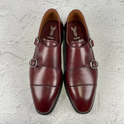 [Excellent Condition] YANKO Double Monk Strap Straight Hidden Channel Boots, Left UK 5, Right UK 5.5 / Sizes 23.5-24cm [W3468]