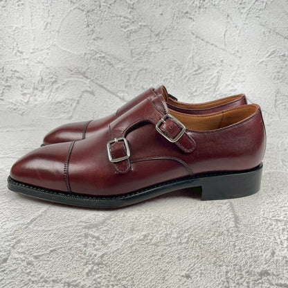 [Excellent Condition] YANKO Double Monk Strap Straight Hidden Channel Boots, Left UK 5, Right UK 5.5 / Sizes 23.5-24cm [W3468]