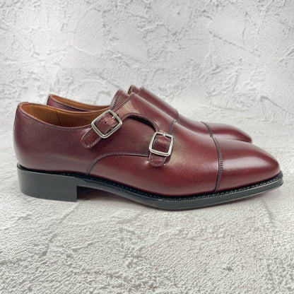 [Excellent Condition] YANKO Double Monk Strap Straight Hidden Channel Boots, Left UK 5, Right UK 5.5 / Sizes 23.5-24cm [W3468]