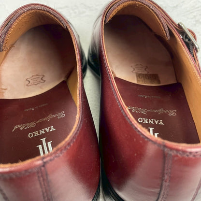 [Excellent Condition] YANKO Double Monk Strap Straight Hidden Channel Boots, Left UK 5, Right UK 5.5 / Sizes 23.5-24cm [W3468]