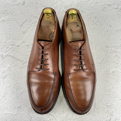 [Repaired] Crockett &amp; Jones MORETON U-Tip Ridgeway Boots, Brown, UK8, Size 26.5cm (W3463).