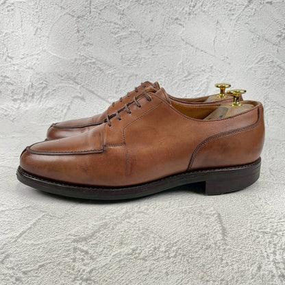 [Repaired] Crockett &amp; Jones MORETON U-Tip Ridgeway Boots, Brown, UK8, Size 26.5cm (W3463).