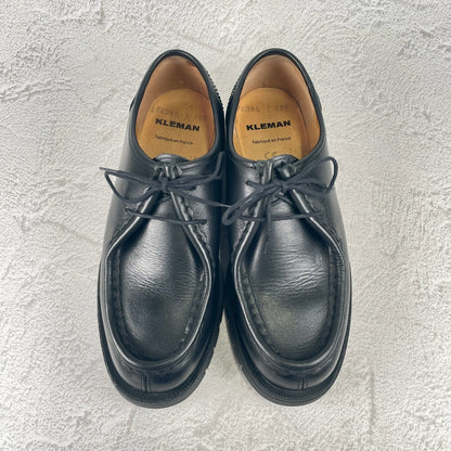 【極美品】KLEMAN クレマン PADRE パドレ チロリアンシューズ 黒 ブラック EUR40 / 25.5cm〜26.0cm【W3469】