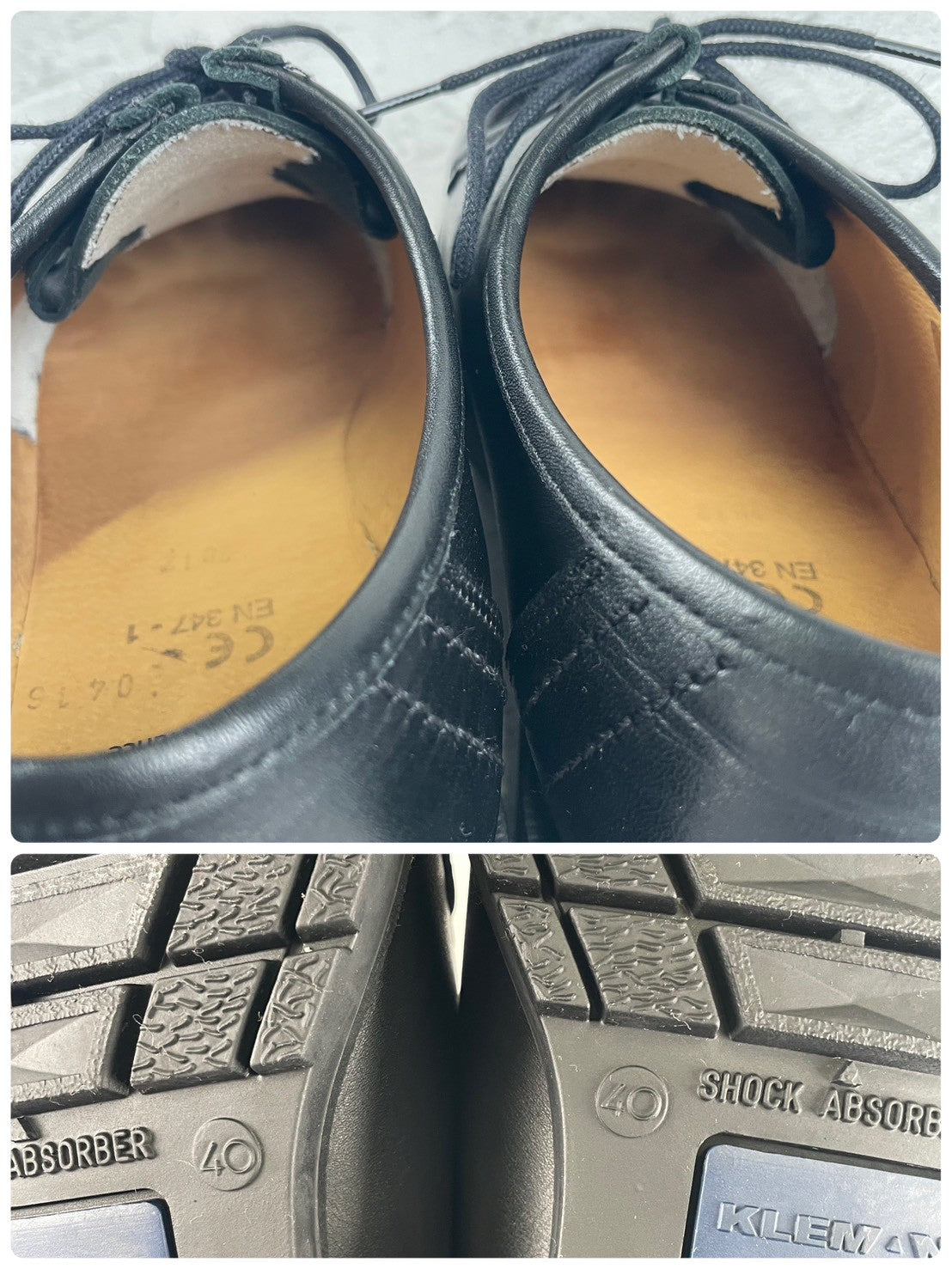 【極美品】KLEMAN クレマン PADRE パドレ チロリアンシューズ 黒 ブラック EUR40 / 25.5cm〜26.0cm【W3469】