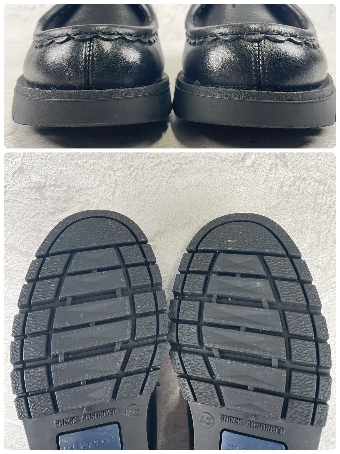 【極美品】KLEMAN クレマン PADRE パドレ チロリアンシューズ 黒 ブラック EUR40 / 25.5cm〜26.0cm【W3469】