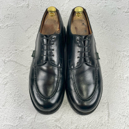 【リフト交換済み】PARABOOT パラブーツ CHAMBORD シャンボード Uチップ 黒 ブラック UK7.5 / 26.0cm【W3471】