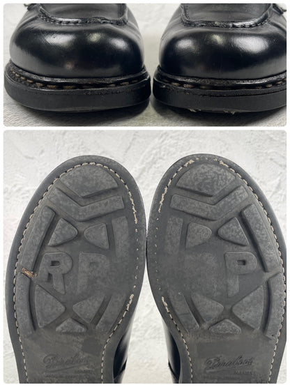 【リフト交換済み】PARABOOT パラブーツ CHAMBORD シャンボード Uチップ 黒 ブラック UK7.5 / 26.0cm【W3471】