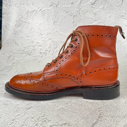 【良品】TRICKER'S トリッカーズ 2508 MALTON モールトン カントリーブーツ 茶 ブラウン UK7.5 / 26.0cm【W3479】