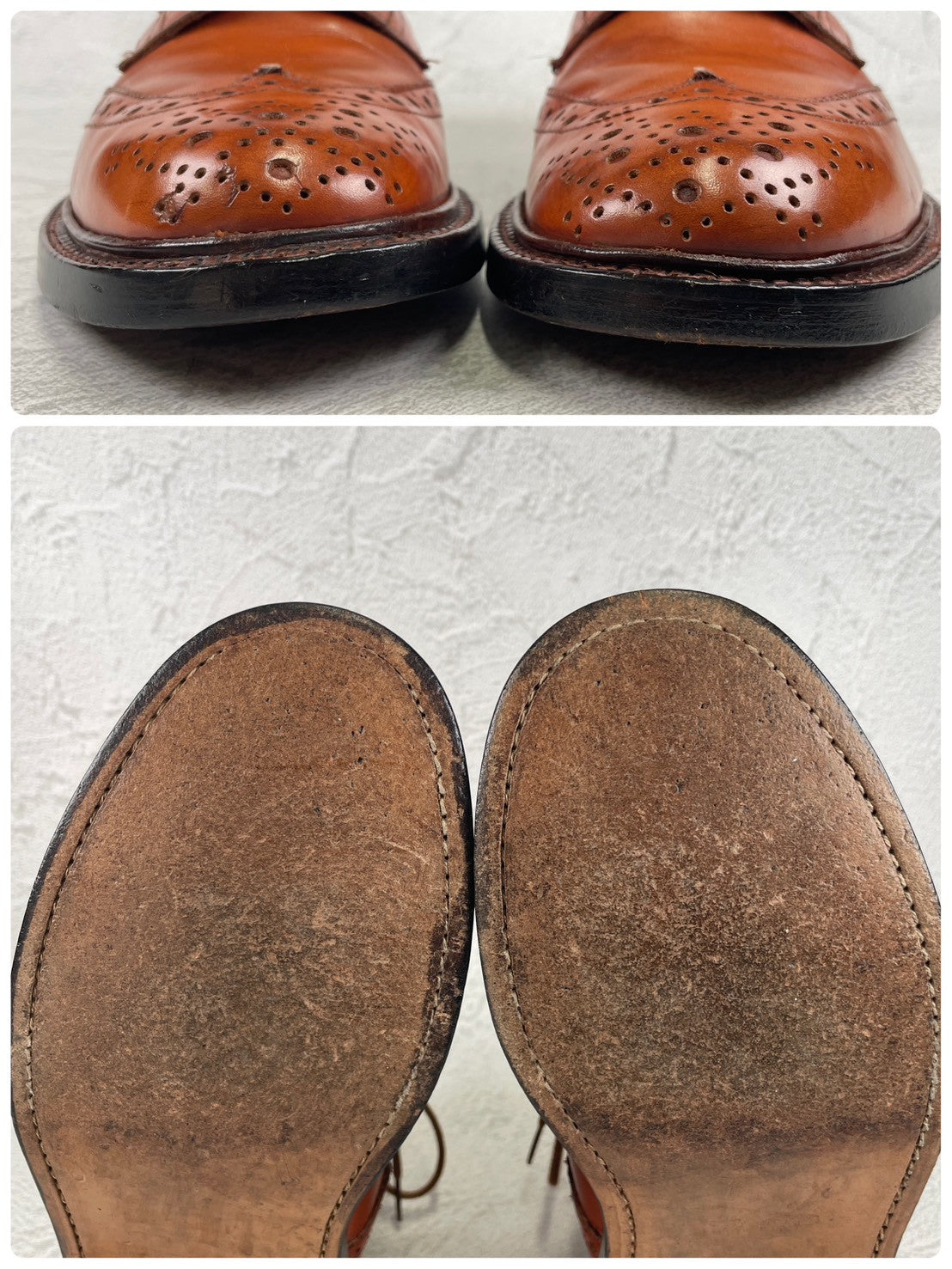 【良品】TRICKER'S トリッカーズ 2508 MALTON モールトン カントリーブーツ 茶 ブラウン UK7.5 / 26.0cm【W3479】