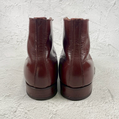 【良品】WEARRA 1960～70s ヴィンテージ ストレートチップ ブーツ 茶 ブラウン UK7.5 / 26.0cm【W3480】