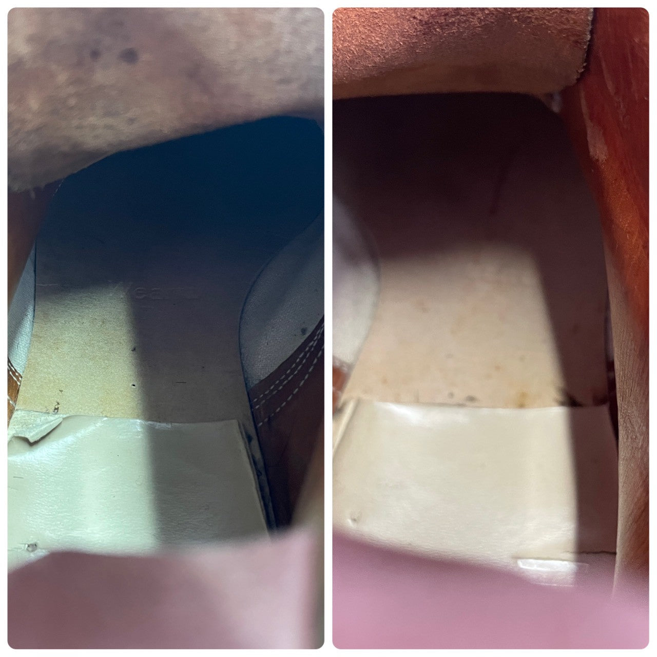 【良品】WEARRA 1960～70s ヴィンテージ ストレートチップ ブーツ 茶 ブラウン UK7.5 / 26.0cm【W3480】