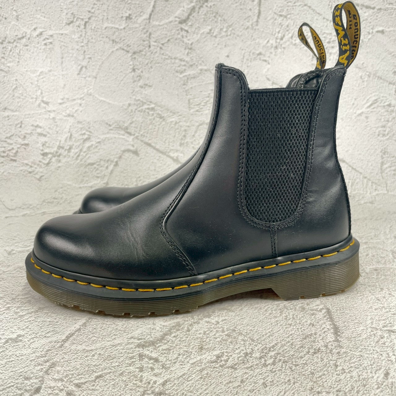 【極美品】Dr.Martens ドクターマーチン 2976 BEX サイドゴア チェルシーブーツ 黒 ブラック UK6 / 25.0cm【W3481】