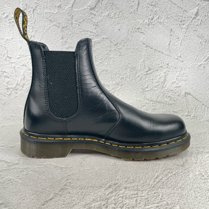 【極美品】Dr.Martens ドクターマーチン 2976 BEX サイドゴア チェルシーブーツ 黒 ブラック UK6 / 25.0cm【W3481】