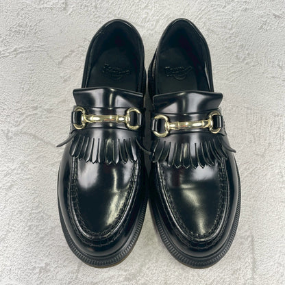 【美品】Dr.Martens ドクターマーチン ADRIAN SNAFFLE スナッフルビットローファー 黒 ブラック UK6 / 25.0cm【W3474】