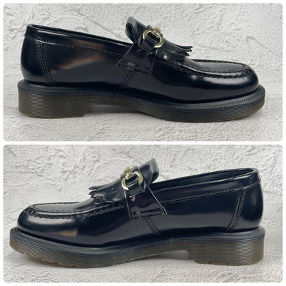 【美品】Dr.Martens ドクターマーチン ADRIAN SNAFFLE スナッフルビットローファー 黒 ブラック UK6 / 25.0cm【W3474】