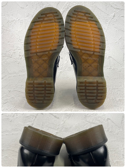 【美品】Dr.Martens ドクターマーチン ADRIAN SNAFFLE スナッフルビットローファー 黒 ブラック UK6 / 25.0cm【W3474】