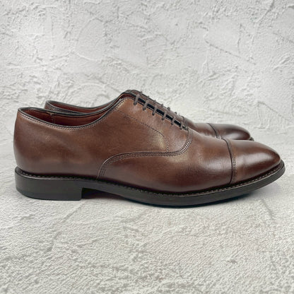 【美品】ALLEN EDMONDS アレンエドモンズ PARK AVENUE パークアベニュー ストレートチップ 茶 ブラウン US8D / 26.0cm【W3478】