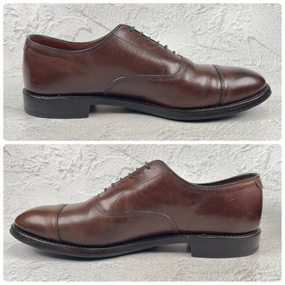【美品】ALLEN EDMONDS アレンエドモンズ PARK AVENUE パークアベニュー ストレートチップ 茶 ブラウン US8D / 26.0cm【W3478】