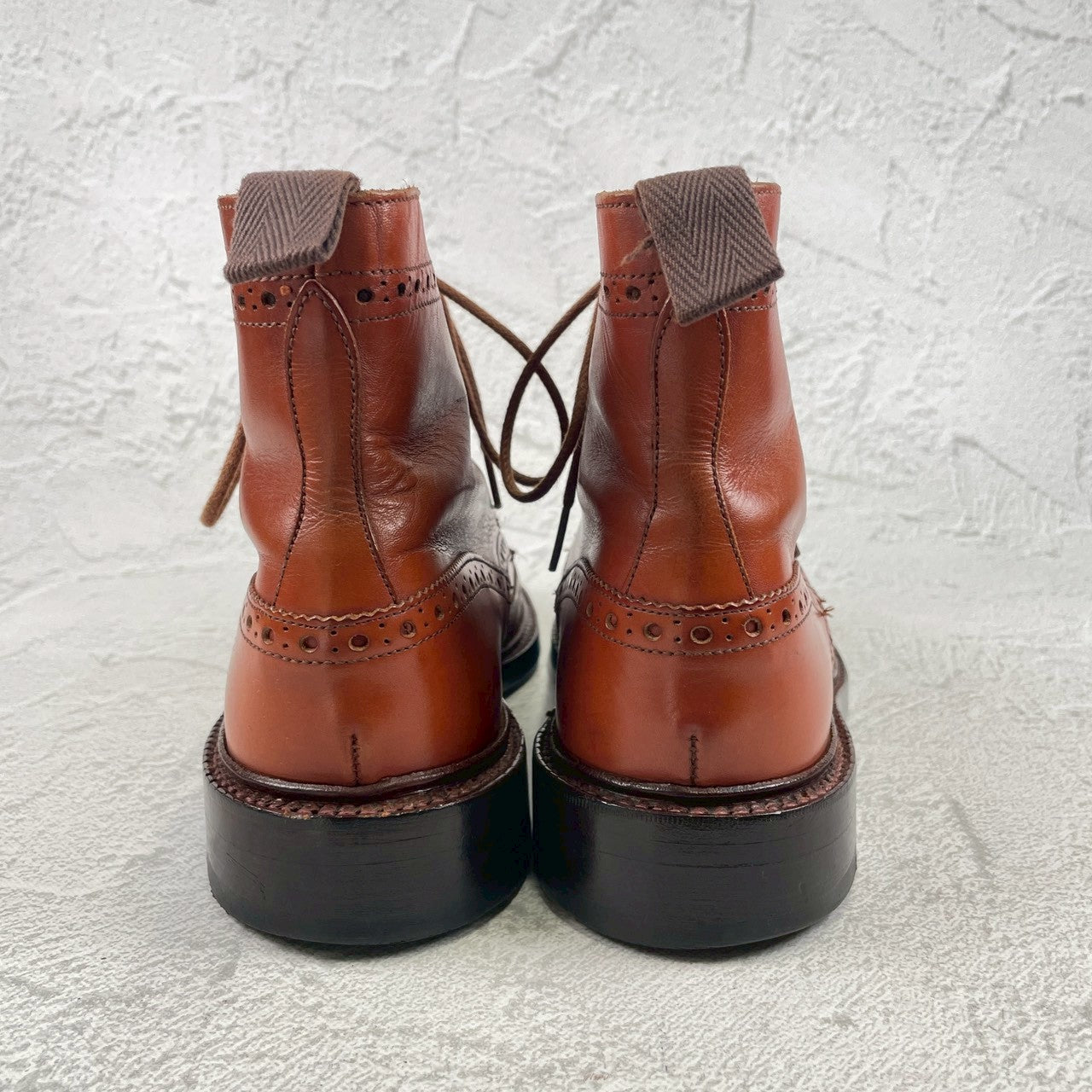 【良品】TRICKER'S トリッカーズ 2508 MALTON モールトン カントリーブーツ 茶 ブラウン UK7.5 / 26.0cm【W3479】