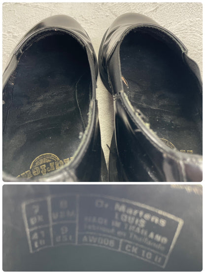 Dr.Martens ドクターマーチン LOUIS ルイス サイドゴア 黒 ブラック UK8 / 27cm【W3488】