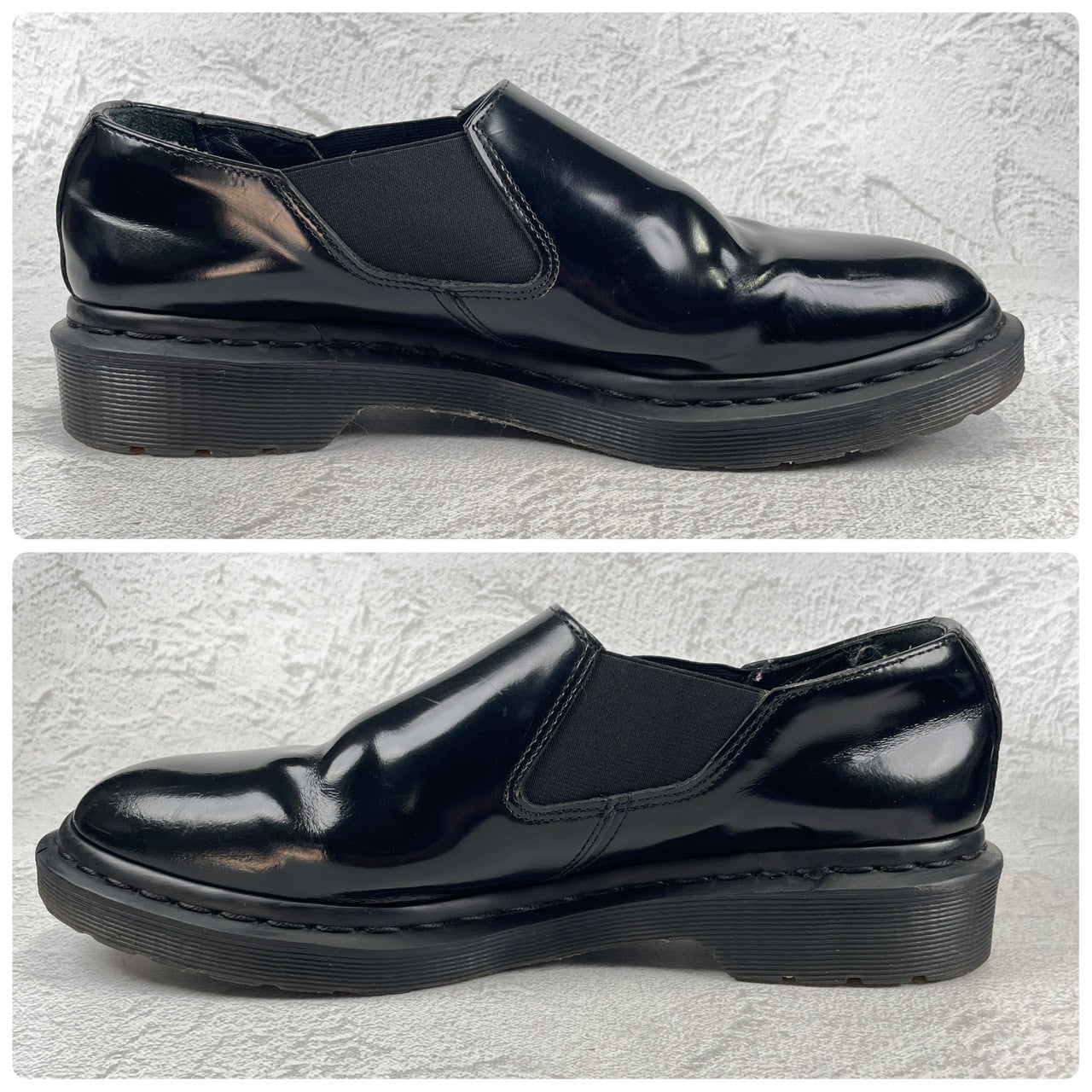 Dr.Martens ドクターマーチン LOUIS ルイス サイドゴア 黒 ブラック UK8 / 27cm【W3488】