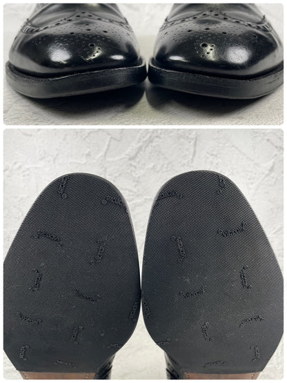 【リフト交換済み】Church's チャーチ CHETWYND チェットウインド ウイング 内羽根 旧チャーチ 3都市 黒 ブラック UK9 / 27.5cm【W3486】