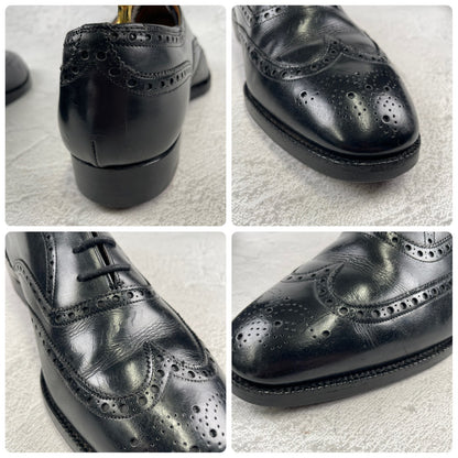 【リフト交換済み】Church's チャーチ CHETWYND チェットウインド ウイング 内羽根 旧チャーチ 3都市 黒 ブラック UK9 / 27.5cm【W3486】