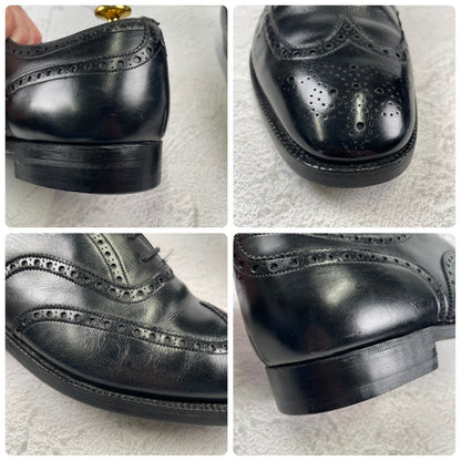 【リフト交換済み】Church's チャーチ CHETWYND チェットウインド ウイング 内羽根 旧チャーチ 3都市 黒 ブラック UK9 / 27.5cm【W3486】