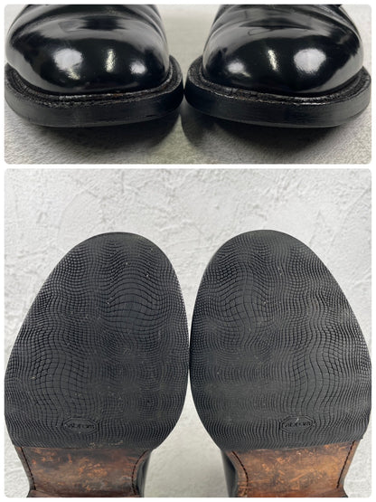 【4都市】Church's チャーチ SHANNON シャノン 224ラスト プレーン 外羽根 茶芯 旧チャーチ 黒 ブラック UK7 / 25.5cm相当【W3485】