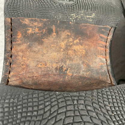 【4都市】Church's チャーチ SHANNON シャノン 224ラスト プレーン 外羽根 茶芯 旧チャーチ 黒 ブラック UK7 / 25.5cm相当【W3485】