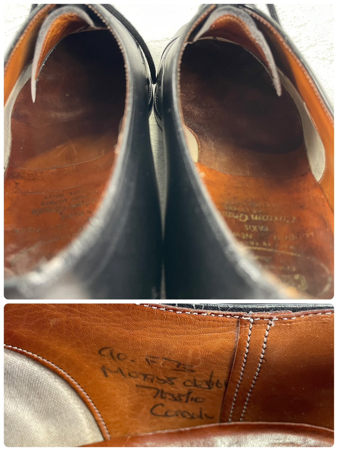 【リフト交換済み】Church's チャーチ CONSUL コンサル 73ラスト ストレート 内羽根 黒 ブラック UK9.0F / 27.5cm【W3483】