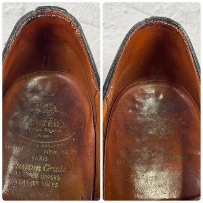 【リフト交換済み】Church's チャーチ CONSUL コンサル 73ラスト ストレート 内羽根 黒 ブラック UK9.0F / 27.5cm【W3483】