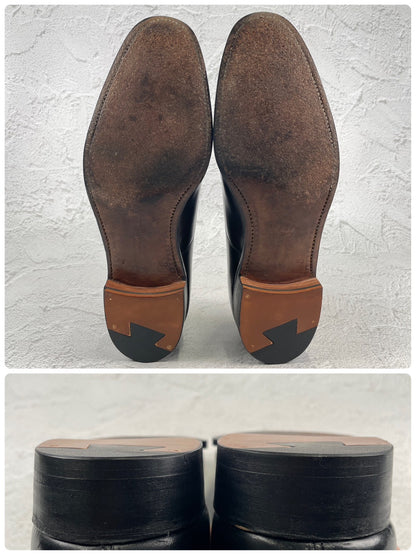 【リフト交換済み】Church's チャーチ CONSUL コンサル 73ラスト ストレート 内羽根 黒 ブラック UK9.0F / 27.5cm【W3483】