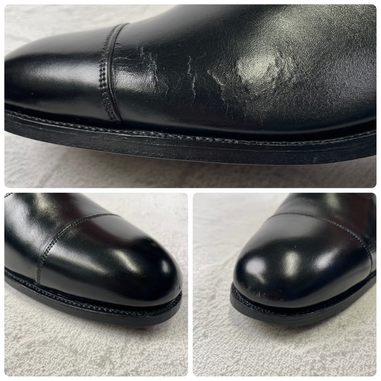 【リフト交換済み】Church's チャーチ CONSUL コンサル 73ラスト ストレート 内羽根 黒 ブラック UK9.0F / 27.5cm【W3483】