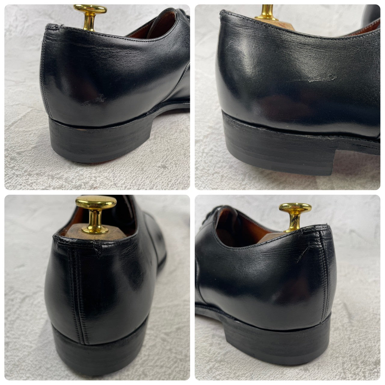 【リフト交換済み】Church's チャーチ CONSUL コンサル 73ラスト ストレート 内羽根 黒 ブラック UK9.0F / 27.5cm【W3483】